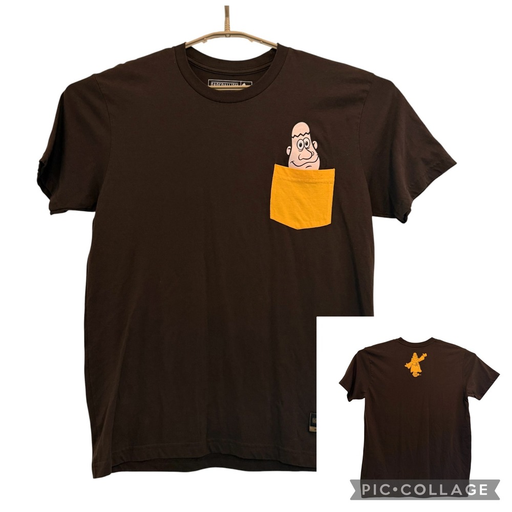 Baseballism San Diego Padres Swinging Friar Pocket T-Shirt Brown XL MLB SOLD OUT